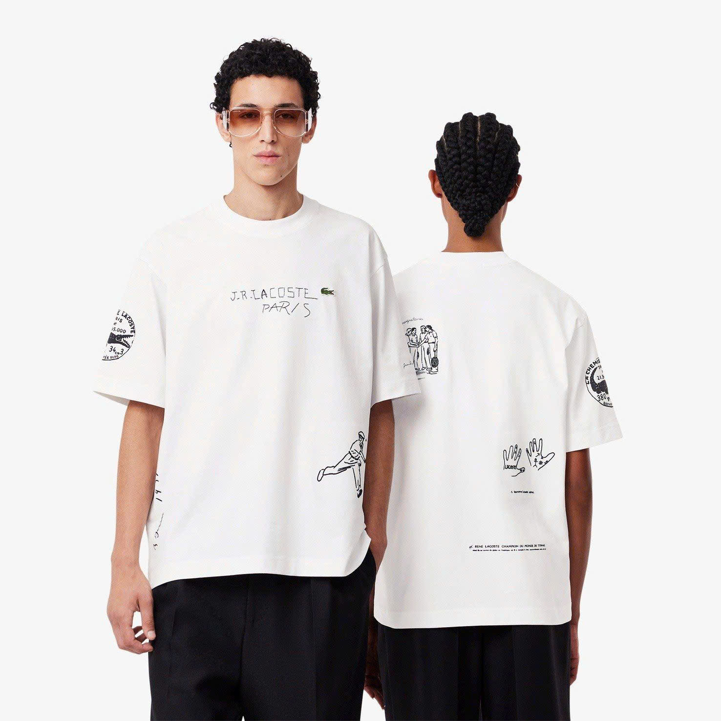 TEE " LACOSTE " REGULAR FIT